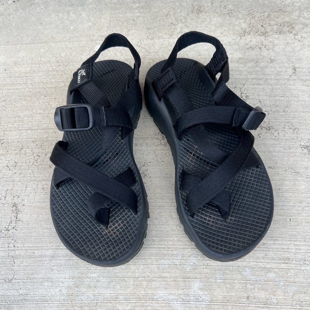 Chaco Black Strappy Sandals